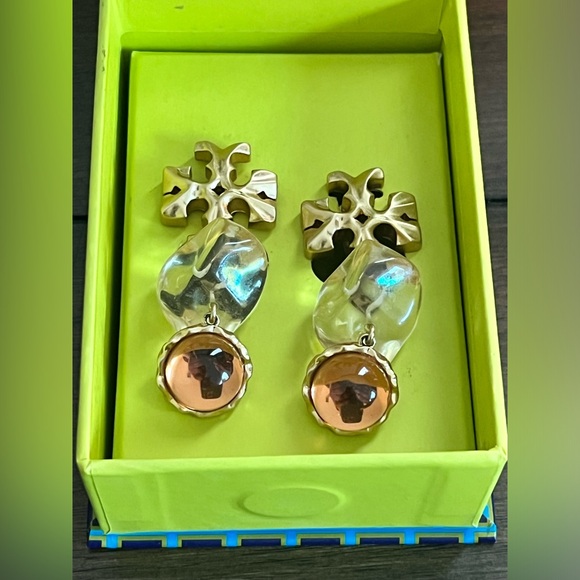 Authentic New Tory Burch Earrings - Picture 1 of 7